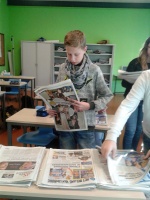 Kranten in de klas 1B (2)